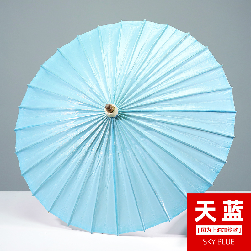 天蓝油纸伞