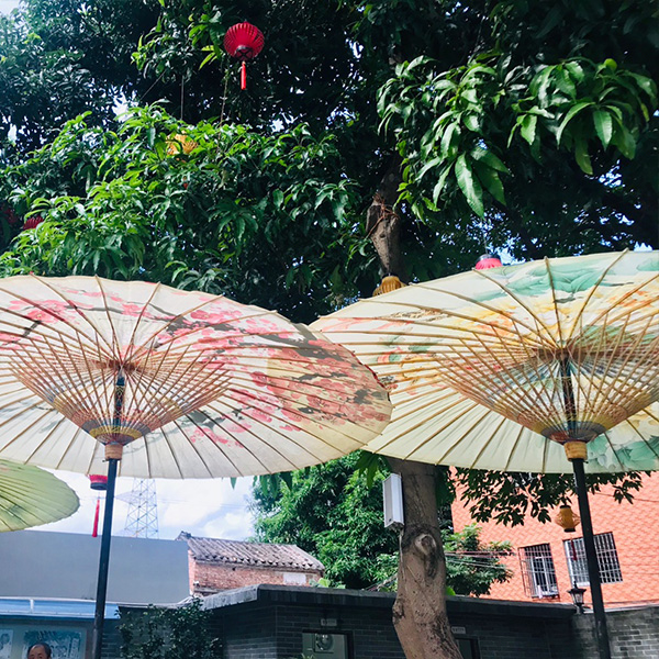 梧州户外庭院油纸伞